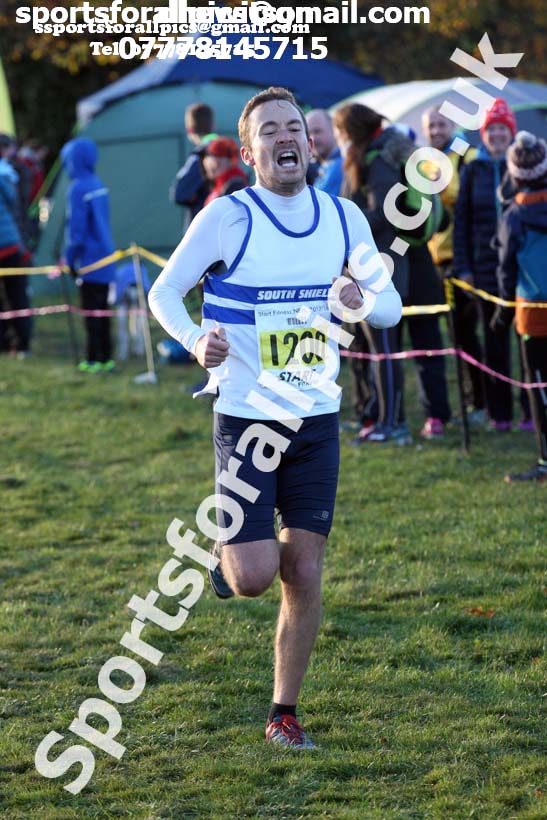 Senior mens 2017 Start Fitness North Eastern Harrier League, Aykley Heads, Durham. Photo:  David T. Hewitson/Sports for All Pics
